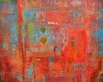 Mijn werk is deels abstract, deels figuratief. Deze schilderijen zijn hoofdzakelijk abstract,waarbij ik veel verschillende technieken en materialen gebruikt heb, waaronder gesso, structuurpasta, vloeibare acrylverf, pastelkrijt, lijm, zand, goudpoeder, gedroogde bloemen en bladeren. De meeste werken bestaan uit een aantal lagen overelkaar.