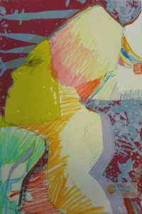 very small screenprints, postcards size, all with signature and date