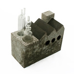 Deze fabrieken zijn allemaal een combinatie van keramiek en diverse stukken laboratoriumglaswerk