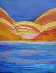 Artworks made during my painting holiday in Italy at the Lago Maggiore. I attended an abstract panting course by the Swiss artist Rita Hanni.