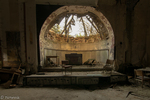 Abandoned locatios were people used to spend holidays or free time.