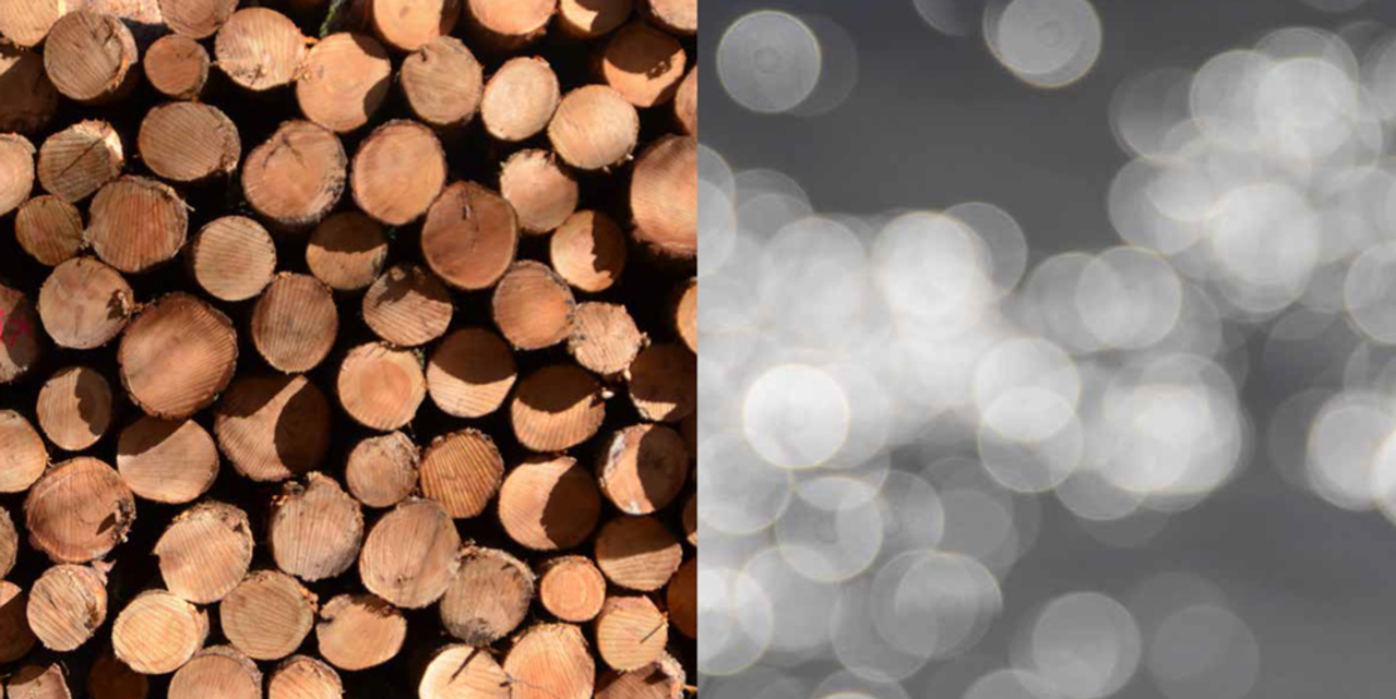 grafisch landschap Round shapes