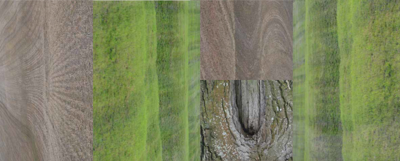 grafisch landschap Waving meadows