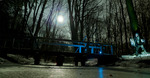 De foto´s zijn ´s avonds genomen in het Amsterdamse Bos bij brug 519. Foto´s zijn ultra chrome K3 inkt geprint op glossy bariet papier. Zijn zonder tape op de foto vast gezet m.b.v. foto hoekjes. De signering is zichtbaar op de achterkant van de lijst.  1/3 € 790 2/3 € 990 3/3 € 1290 incl. inlijsting en certificaat.