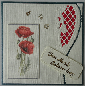 Handgemaakte kaarten. Per stuk € 2,00. Set van 3 kaarten, elke combinatie van kaarten is mogelijk, € 5,00