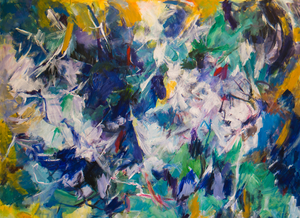 Andere wereld Heelal 4-luik diverse abstract