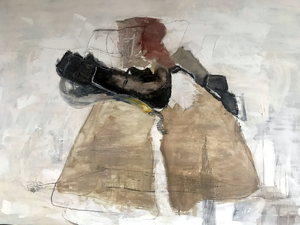 Abstracte schilderijen. Acryl op doek.