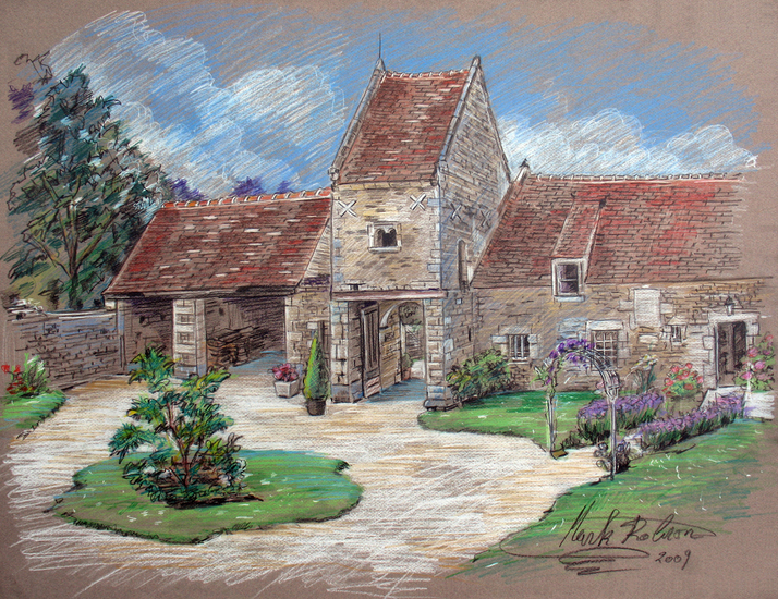 Frankrijk - La Hoguette - Toegangspoort