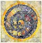 Deze werken zijn wat - beeldende inhoud betreft - op dezelfde wijze onstaan, als mijn andere werken. Vanuit droom en meditatie. Het aanzicht is anders door de gebruikte techniek.