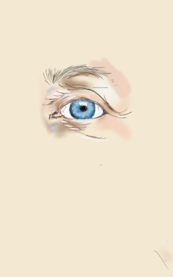 Oog van mezelf