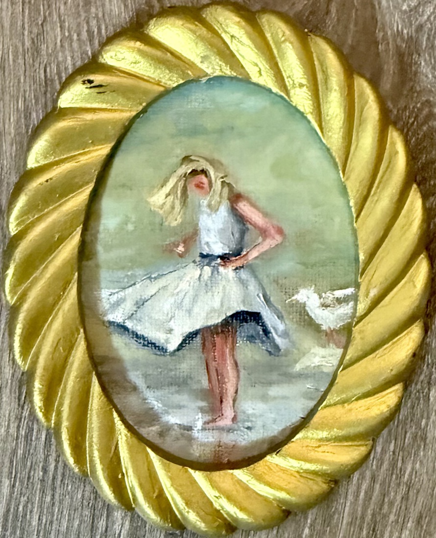 Girl with Seagull