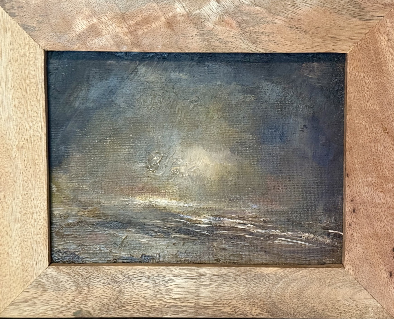 Een schip van licht op zee