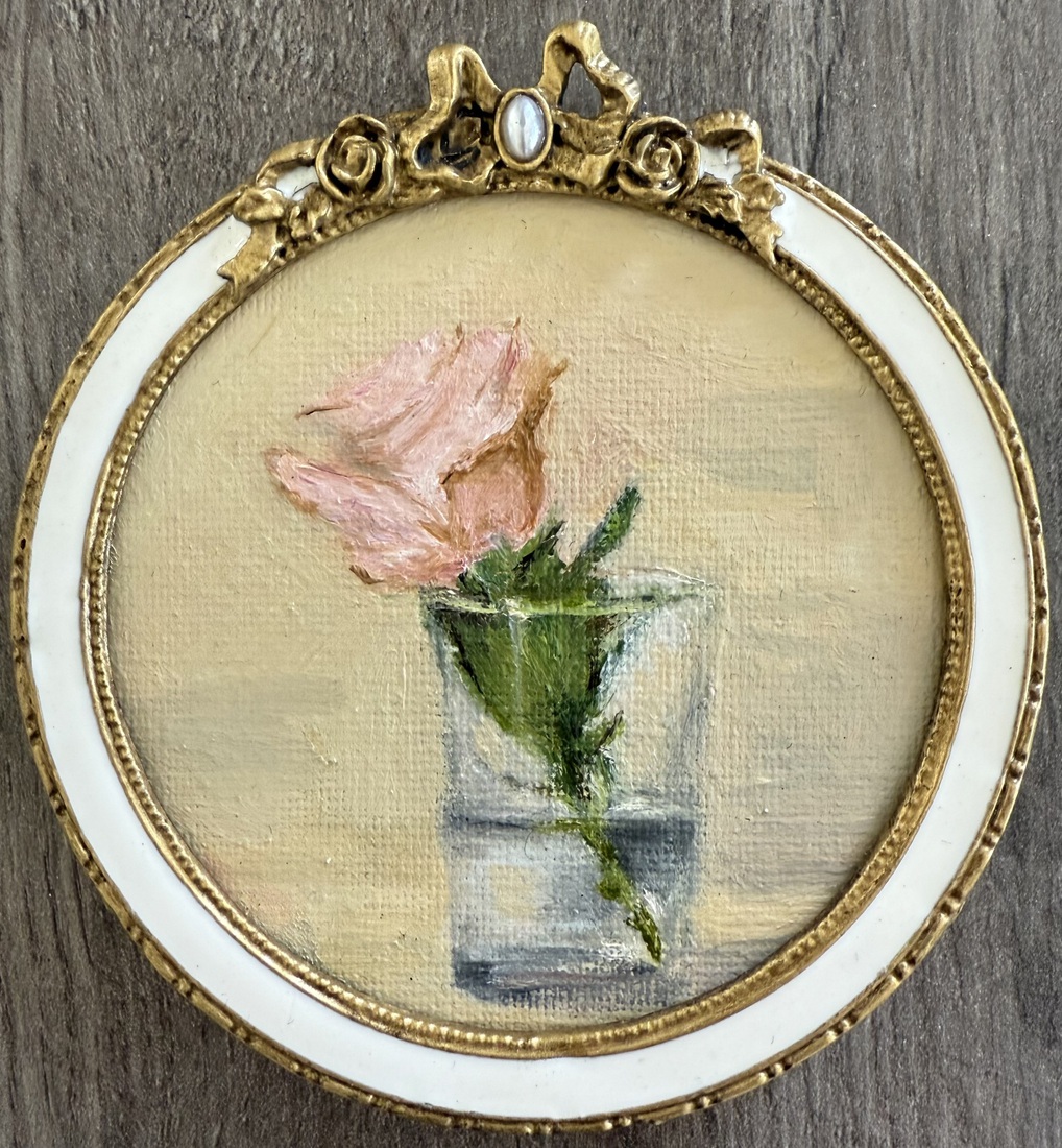Klein roze roosje