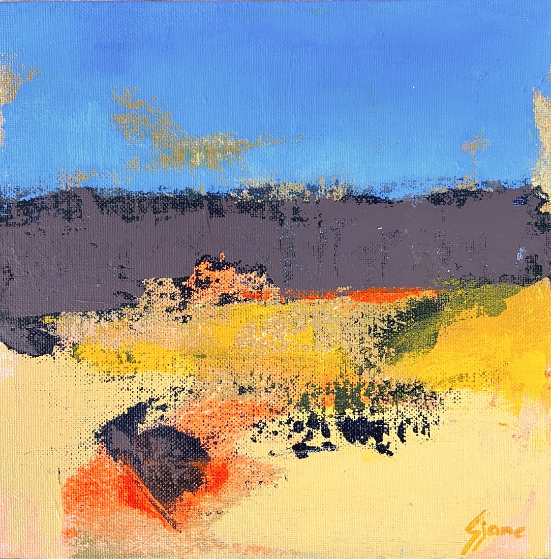 Abstract landschap nr.63 Ouddorp 2