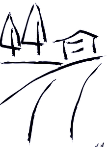 Ik maak schilderijen digitaal met Corel DRAW.
