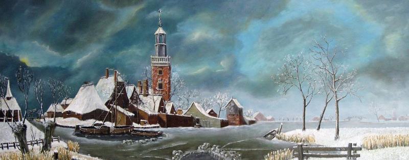 Winters Nieuwkoop anno1664