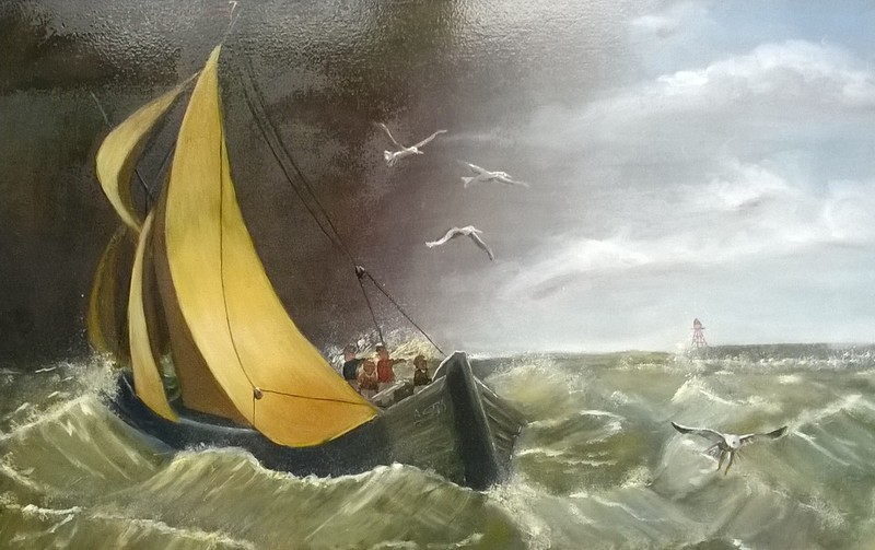 zeilen op zee