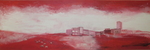 Huisjes is een serie van 10 schilderijen van 90x30cm, geschilderd met acrylverf op doek, ingelijst in een zwarte baklijst met aan de binnenkant een themakleur. Ieder schilderij heeft een eigen kleurstelling en sfeer. De huisjes staan in een typische omgeving met veel ruimte, in een bijna leeg landschap.
