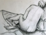 snelle schetsen en aquarellen van modellen