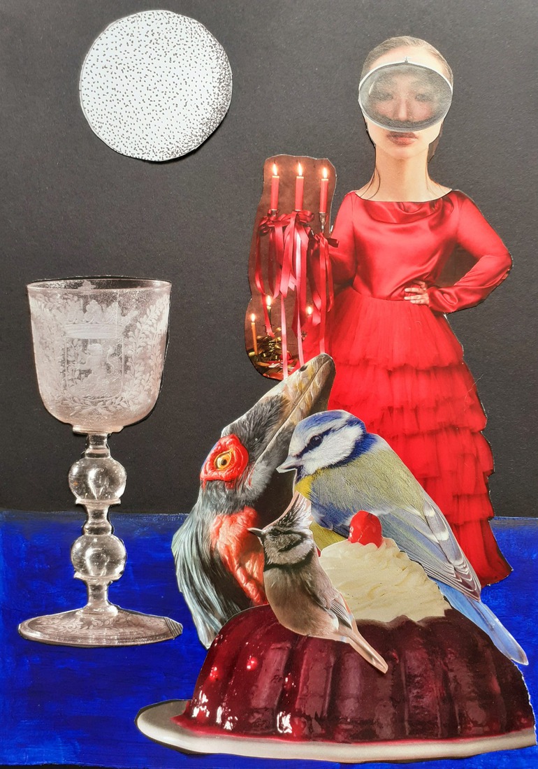 Outsiderart; Collage nr,1269;