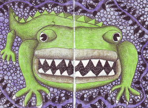 Het CORONA VIRUS kaapte  in eind febr. begin maart 2020 stap bij stap ons leven totdat we er wereldwijd in gevangen zaten in LOCKDOWNS met KIER  en heb ik mijn creaties  , tekeningen (in dummy van 20x15cm) die in bed zijn getekend , COLLAGES, of objecten in een groep gevangen! .