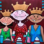 Werken Tini diverse technieken. Familie Tandjes Projecten ism kinderen / ziekenhuizen / buurthuizen mogelijk. Neem vrijblijvend contact met me op.