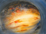 De verbondenheid met het universum vertaald in beeld.