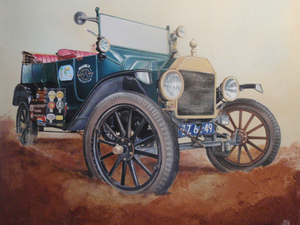 Portretten van automobielen op leeftijd met karakter