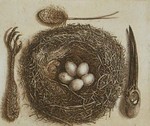 Serie kleine etsen met het ei als thema. Alle etsen zijn gedrukt in een oplage van 50 exemplaren op 300 grams zuurvrij Hahnemühle etspapier.