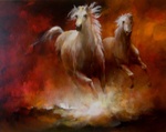 Paarden in de natuur