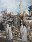 Tekeningen en schilderijen van Marokko en Egypte