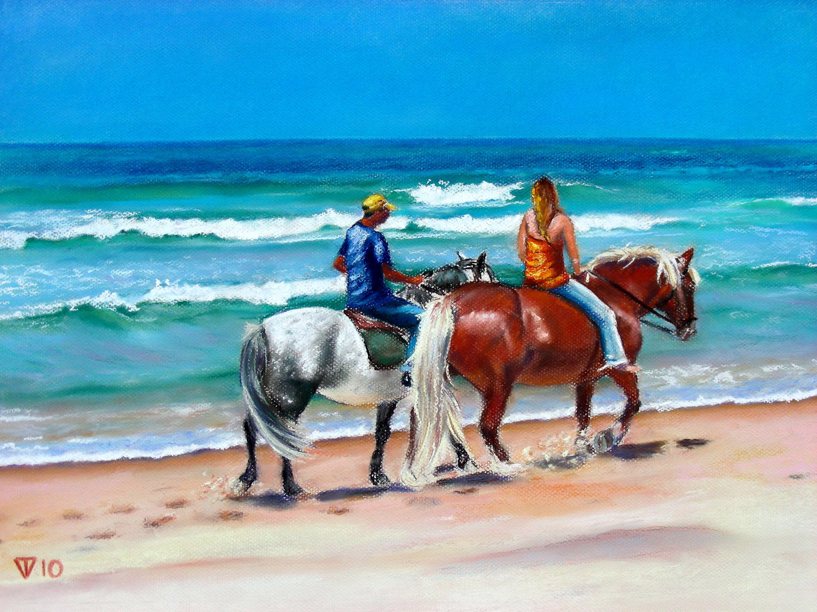Au pas á Contis Plage