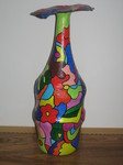 papier mache vaas