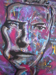 geschilderde portretten op canvas