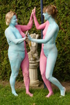 In de tuin van