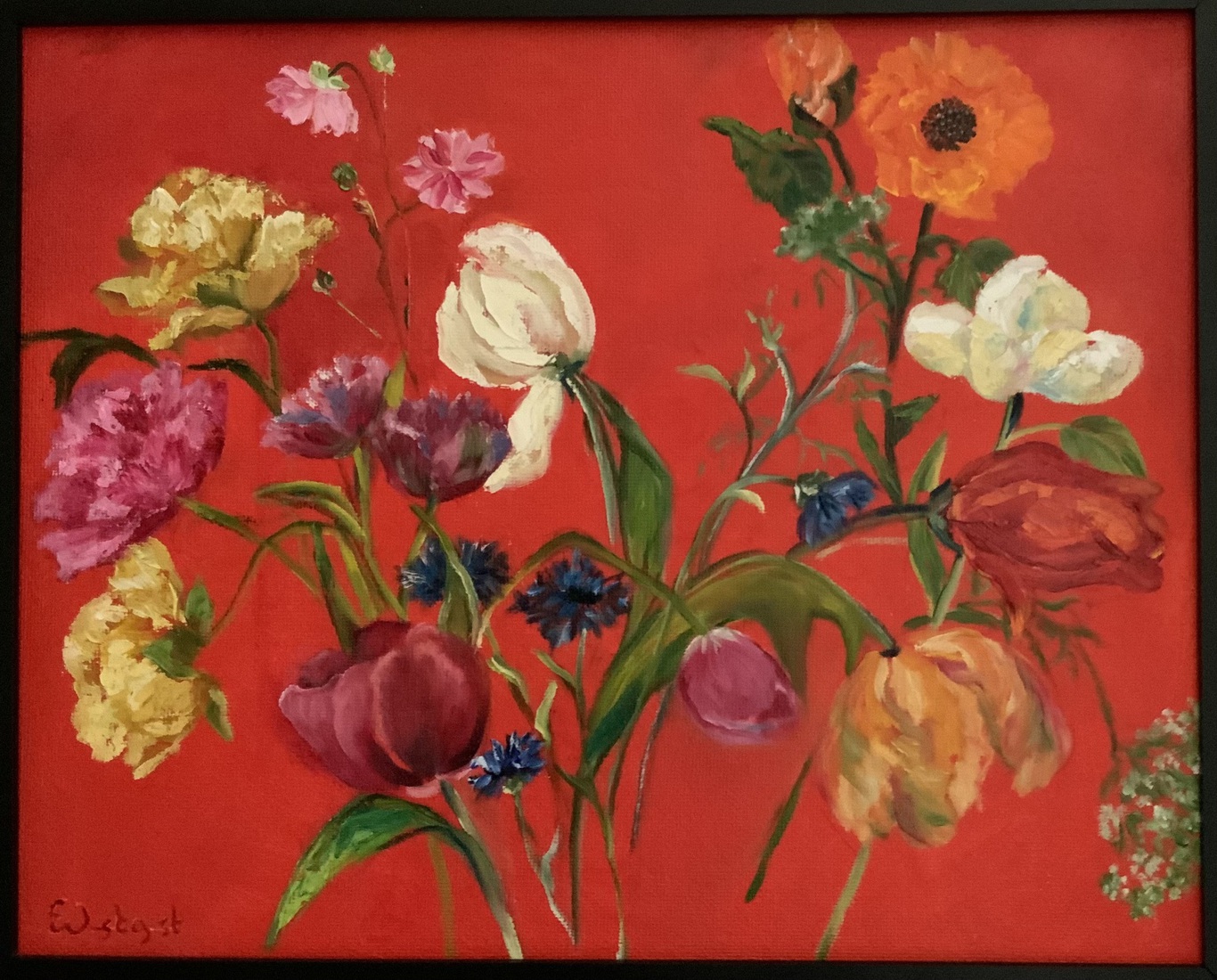 Still live with various flowers 03