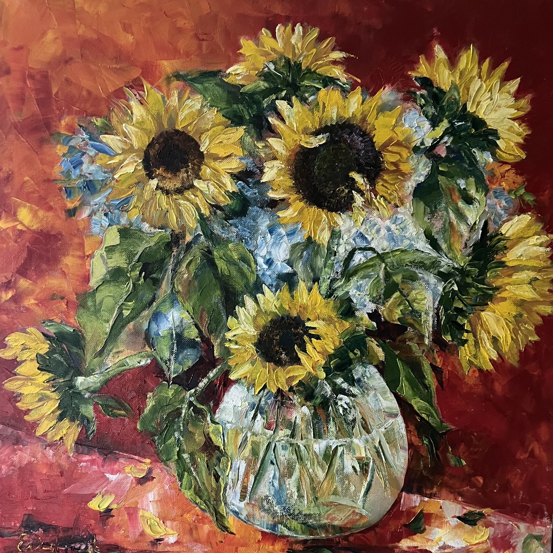 Zonnebloemen