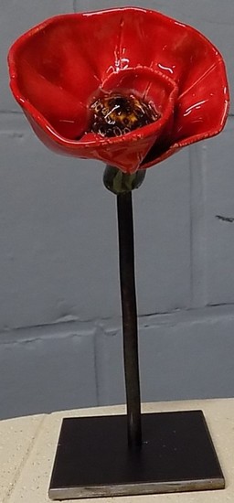 Poppy op steeltje
