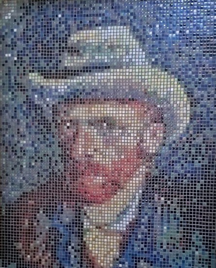 Van Gogh met grijze hoed