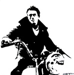 stencil art is een opkomende kunststroming in de street en urban art. Het mooiste aan de stijl is om afbeeldingen terug te brengen naar de essentie. de losse vakken en vlekken zijn niets, maar samen vormt het een herkenbaar geheel.