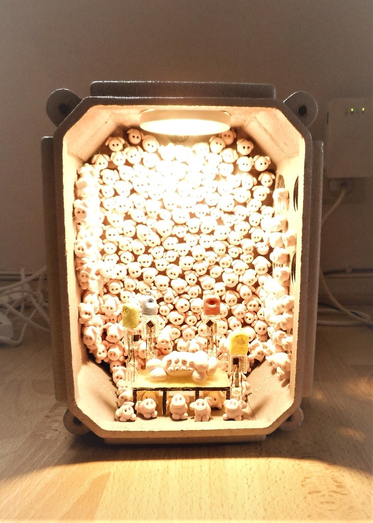 Piggy mass production.