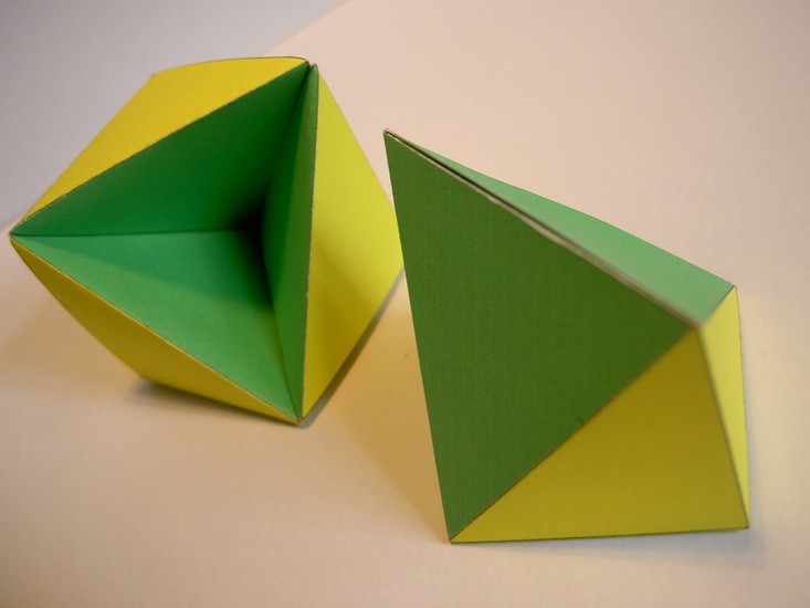 tetraeder in cube