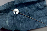 Broches in zilver met koper