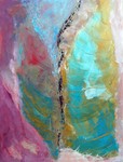 Peter Elias maakt vooral abstracte schilderijen in acrylverf aangevuld met andere materialen. Hij werkt vooral vanuit zijn gevoel. Vorm en kleur staan centraal in een krachtige penseelvoering.