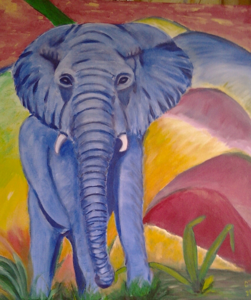 Blauwe Olifant