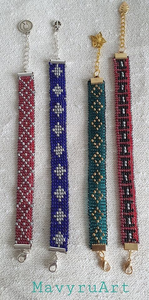 Naast schilderijen en recycling art maakt Malena ook sieraden. Positief, warm en betaalbaar zijn de sleutelwoorden.