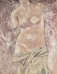 De fresco's worden geschilderd met mineraalverf op een pleisterlaag.