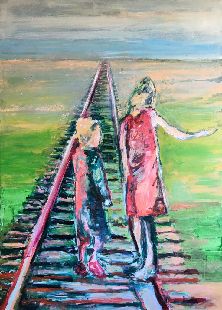 Lopen op oud treinspoor