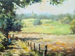 Van alle onderwerpen schilder ik het liefst landschappen omdat ik me verbonden voel met de natuur en al het kleinschalige in de samenleving. Dat doe ik het liefst buiten, want dan schilder ik