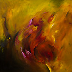 abstracte olieverfschilderijen